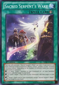 Yugioh Sacred Serpent's Wake SHSP-EN068 Common 1st Ed NM x3 - Picture 1 of 1