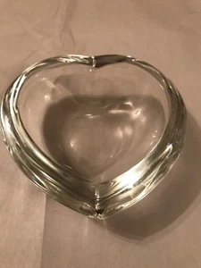 Orrefors Sweden Heart Shaped Dish - Picture 1 of 2