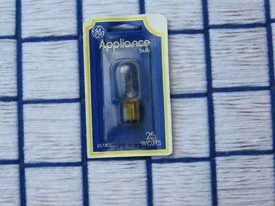 16 new GE appliance T8 LIGHT BULB 25W DOUBLE CONTACT BAYONET Ba15d clear 25T8DC  - Image 1 of 4