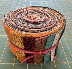 JELLY ROLL Fabric - 20 Strips - 2.5"x40+"- Assorted - No Repeats - Cotton - Picture 1 of 9