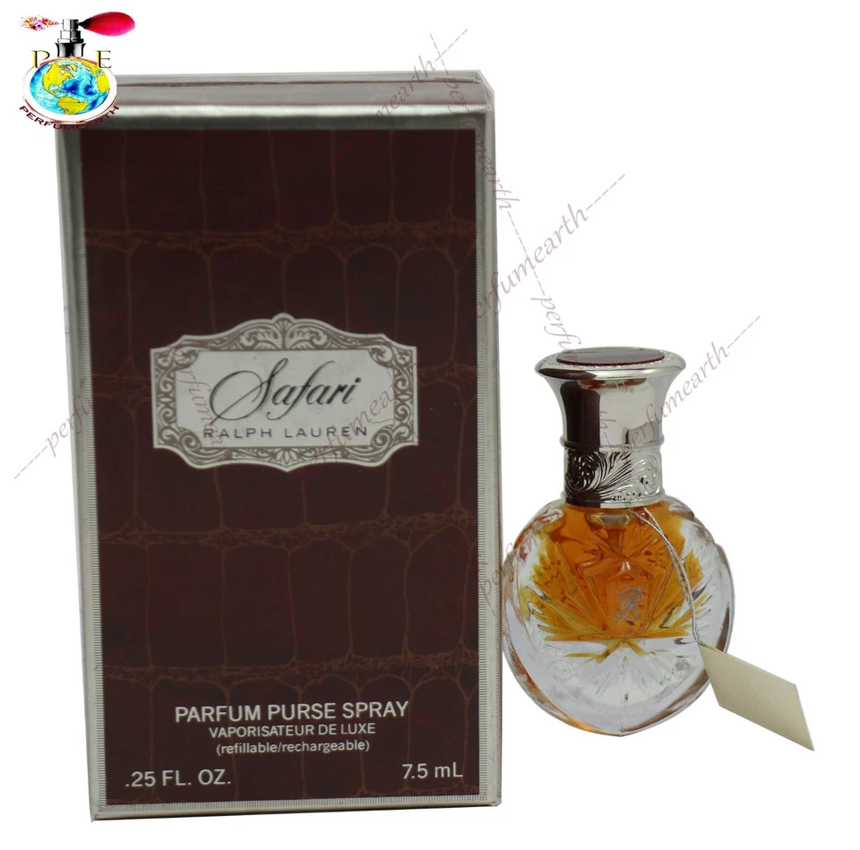Safari By Ralph Lauren Women .25 oz /7.5ml Edp Purse Spray Women New In Open Box - Image 1 of 1