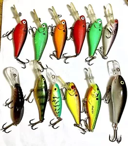 LURE LOT Of 12 PCs As Picture U.S.A. With Box A Grade (4) - Picture 1 of 3