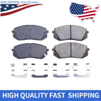 Pastillas de freno delanteras de cerámica con herrajes para Kia Sportage 2007-2012 Rondo 2012-2016 Foto 1 de 3