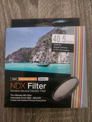 Vivitar 40.5mm Neutral Density Variable Fader NDX Filter ND2 to ND1000 VNDX-40.5 - Image 1 of 2