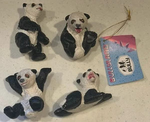 ! Lote de figuras de PVC Bully/AAA Panda Bear de colección raras (4 figuras incluidas) - Imagen 1 de 20
