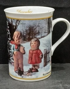 Danbury Mint Hummel "December" "Winter Song" Collector Coffee Mug - Picture 1 of 7