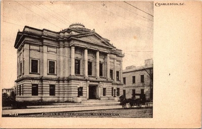 Postcard SC Charleston James S. Gibbes Memorial Art Gallery Albertype ~1905 V168 - Image 1 of 2