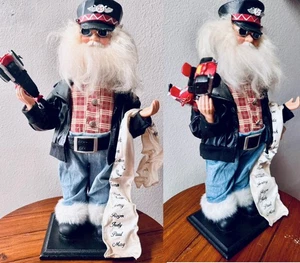 SANTAS WORKSHOP BIKER CLAUS 18" - Bild 1 von 12