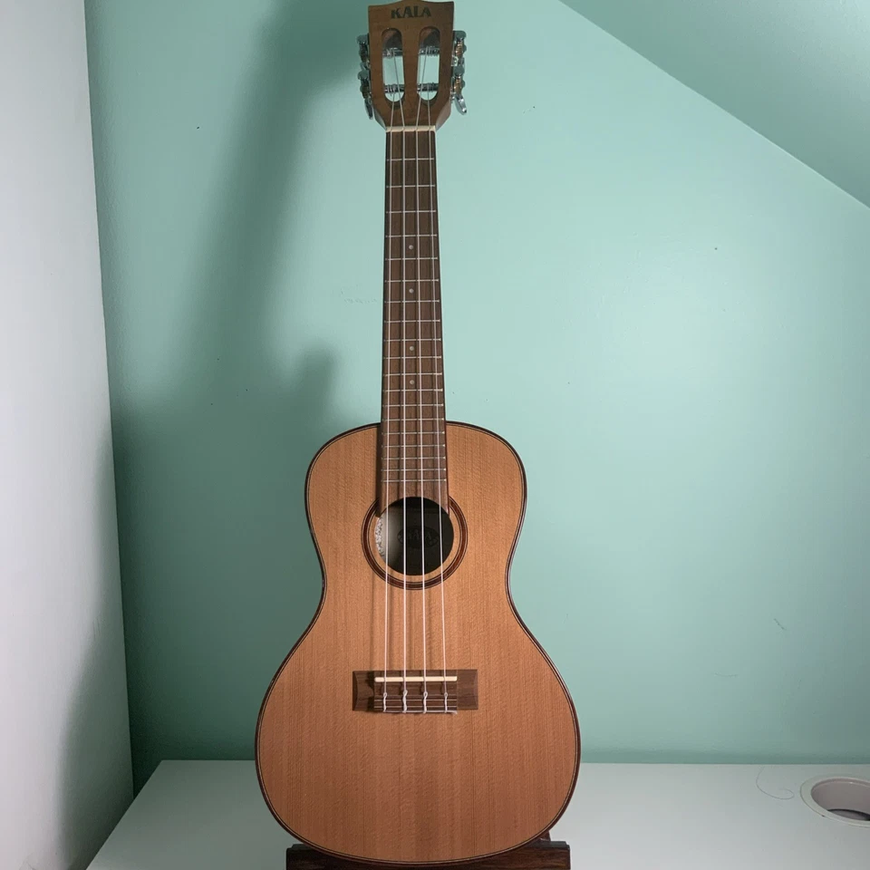 KALA Solid Cedar Top Slothead Concert Ukulele KA-ACP-CTG pristine condition - Image 1 of 4