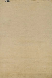 Modern Style Oriental Rug 5x6 Hand-knotted Wool Solid Design for Any Room - Picture 1 of 18