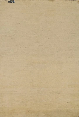 Modern Style Oriental Rug 5x6 Hand-knotted Wool Solid Design for Any Room - Image 1 of 4