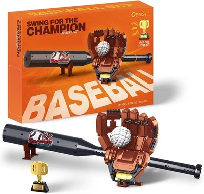 Kit de construção de beisebol para adultos 1021 peças na caixa… nunca aberto - Imagem 1 de 3