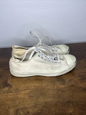 80s vintage converse jack purcell canvas sneaker made in usa size 6.5 Shoes - Image 1 of 4