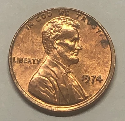 1974 P Lincoln Memorial Penny - DDO / DDR / Doubling / Offset - Error Coin - Image 1 of 4