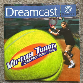 Virtua Tennis Dreamcast Manual ONLY Replacement Instruction Booklet