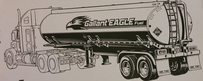 Tamiya 1/14 Electric RC Big Truck Series No.33 Fuel Tank Trailer RC 56333 - Image 1 of 3