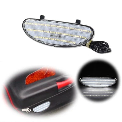 Luz de cortesía para puerta interior Chevry Corvette C5 lente transparente LED blanca 1997-2004 Foto 1 de 4