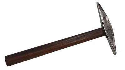 Antique 1880s Hand-Forged Iron Pickaxe Long Handle Old Tool from 19th Century - Image 1 of 4