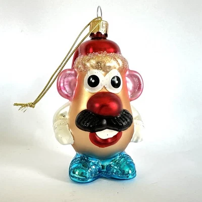 Mr Potato Head Mercury Glass Ornament Bauble Christmas Tree Decoration - Image 1 of 4