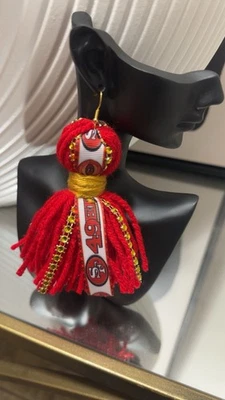 旧金山49人队NFL耳环 — 第 1/2 张图片