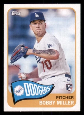 2023 Topps Archives #166 Bobby Miller RC - Image 1 of 2