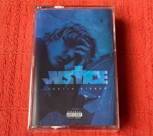 JUSTIN BIEBER - UK CASSETTE TAPE - JUSTICE - BRAND NEW & SEALED - Picture 1 of 3