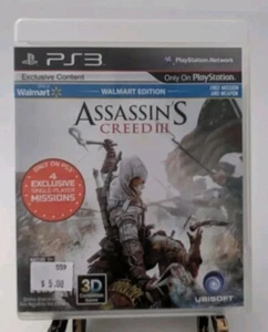 Assassin's Creed III PS3 PlayStation 3 (W1) - Picture 1 of 3