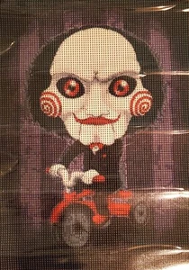 Diamond Painting Kit Saw Billy Let's Play A Game Horror Halloween 12x16 New - Picture 1 of 2
