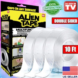 Alien Tape Nano Tape Stick Nano Tape Locks Anything Without Screw Reusable Tape - Picture 1 of 8