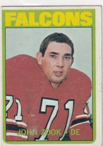1972 Topps John Zook Falcons #91 (REVIEW SCANS) (VG/EX) FF88 - Picture 1 of 1
