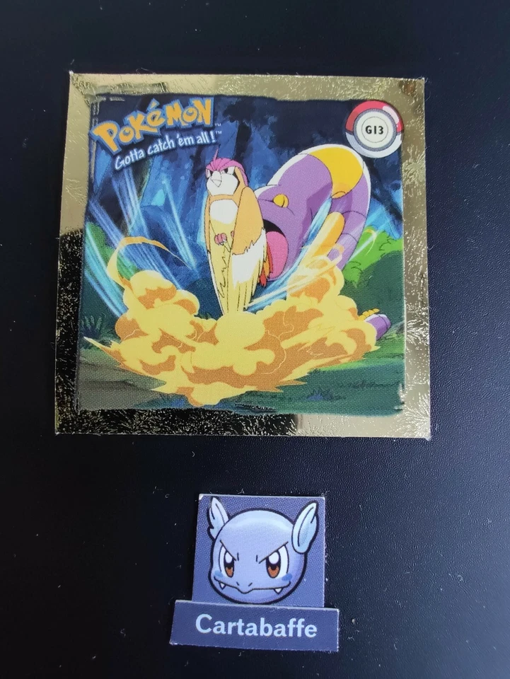Stickers Pokémon Roucoups Abo G13 Gold Stickers Series 1 1999 - Photo 1/1