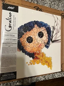 Coraline Soundtrack 15th Anniversary Mondo Black Button Disc Vinyl In Hands…! 🔥 - Picture 1 of 3