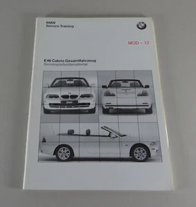 Workshop Manual Seminar BMW 3er Cabriolet E46 320i/323i/325i/330i '12/1999 - Picture 1 of 4
