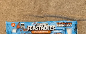 Mr. Beast - Feastables - Peanut Butter - 8 Individual Candy Bars ! - Picture 1 of 1