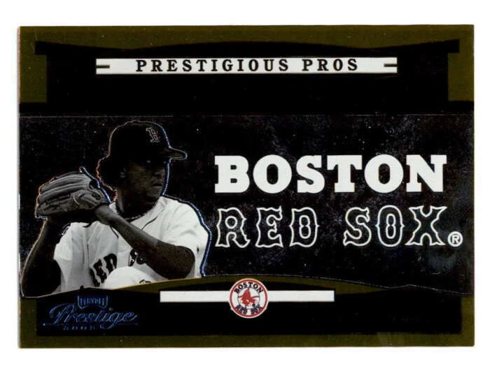 PEDRO MARTINEZ 2005 PLAYOFF PRESTIGE #PP-45 PRESTIGIOUS PROS GOLD #44/50 BF5366 - Image 1 of 1