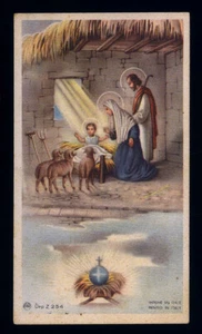 santino - Heilige Karte"" Aufl. AR Serie Nr.Z/254 KRIPPE - Bild 1 von 1