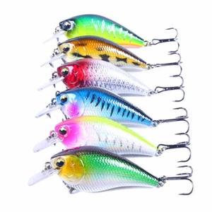 6PCS/Set Swimbait 7cm/9.5g Minnow Fishing Lure Hook Tackle Hard Bait Wobbler - Picture 1 of 12