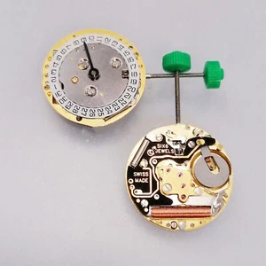 Date @3 2-Hands Quartz Movement Watches Repair Parts Replaces For ISA 222 - Picture 1 of 10