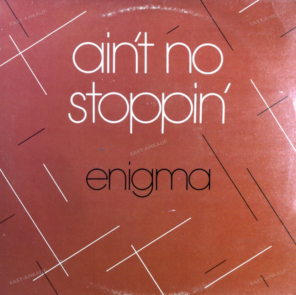 Enigma - Ain't No Stoppin' LP (VG/VG) . - Photo 1/1