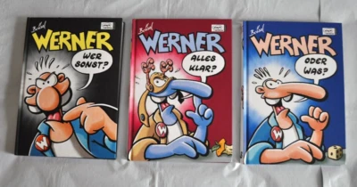 Lot of 3 German Edition WERNER Oder Was? Alles Klar? Wer Sonst? Comic Books - Image 1 of 4