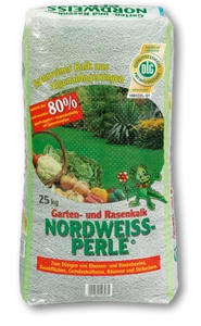 Nordweissperle Garten- und Rasenkalk 25 Kg (EUR 0,63 / kg) - Bild 1 von 2