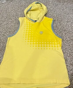 Vest Kids Grey Logo Polka Dots Nike SHIRT XL 16 Unisex Yellow - Picture 1 of 5