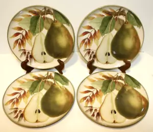 Juego de 4 platos Williams-Sonoma Cosecha Fruta Pera 8,75" Italia 2015-2016 - Imagen 1 de 5