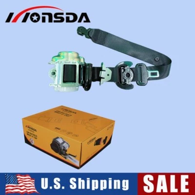 For Chevrolet Cruze 2016-2018 Front  Right Safety Seat Belt 3 Point Buckle Black - Image 1 of 4