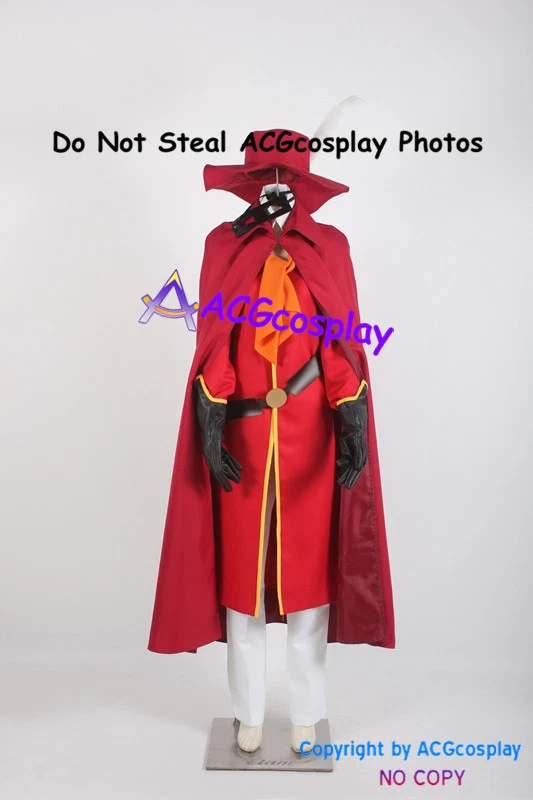Disfraz Cosplay Romeo X Julieta El Torbellino Rojo incluye sombrero y pluma Foto 1 de 4