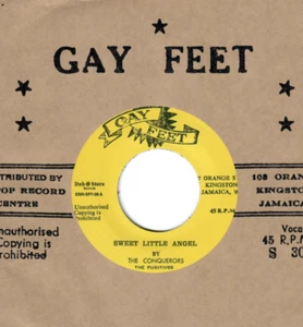 Conquerors - Sweet Little Angel / Treat Me Right 7" Gay Feet 45 Reggae - Bild 1 von 2