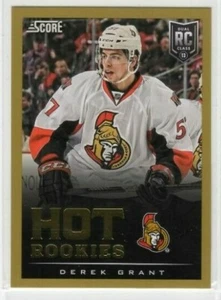 Derek Grant 13-14 Panini Score Hot Rookies RC Gold #594 Ottawa Senators - Imagen 1 de 1