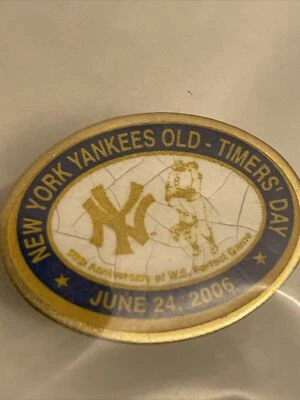 NEW YORK YANKEES STADIUM 2006 OLD TIMERS DAY 50th ANNIV PERFECT GAME NY SGA PIN  - Image 1 of 4