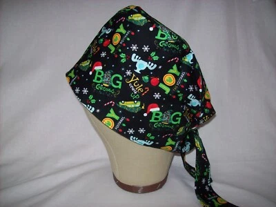 Men/Women Surgical Scrub Cap Lined Lampoon 100% Cotton - Image 1 of 3