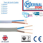 Twin and Earth T&E Cable 3 Core & Earth Wire Electric Socket Cooker Mains Wire